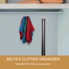 Rotatable Belt Hanger-Belt Hanger for Closet with 8 Claws, Space
