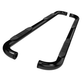 TAC Side Steps Fit 2015-2024 Ford F150 Super Cab | 2017-2024 Ford F250 / F350 Super Duty Super Cab Truck Pickup Black Nerf Bars Running Boards Off Road Exterior Accessories (2 Pieces)