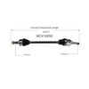 GSP NCV10292 CV Axle Shaft Assembly - Right Rear (Passenger