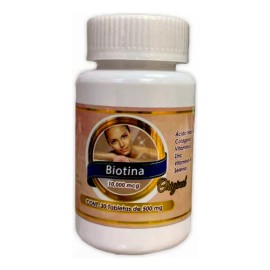 Biotina 10,000 Mcg 30 Tabletas Evolución Natural