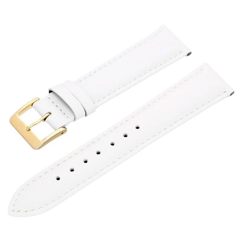 MARCHEL Smooth Leather Genuine Leather LLB Clasp in Gold Leather