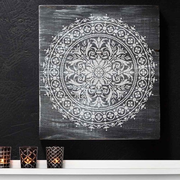 Cutting Edge Stencils Abundance Mandala Wall Stencil - 30" -