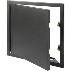 Vent Systems 12'' x 12'' Inch Anthracite Metal Access Panel with Click Function - Easy Access Doors - Access Panel for Drywall, Wall, Electrical and Plumbing Service Door