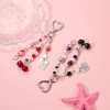 WEWAYSMILE 2 Pcs Cute Cherry Keychain for Women Purse Charms