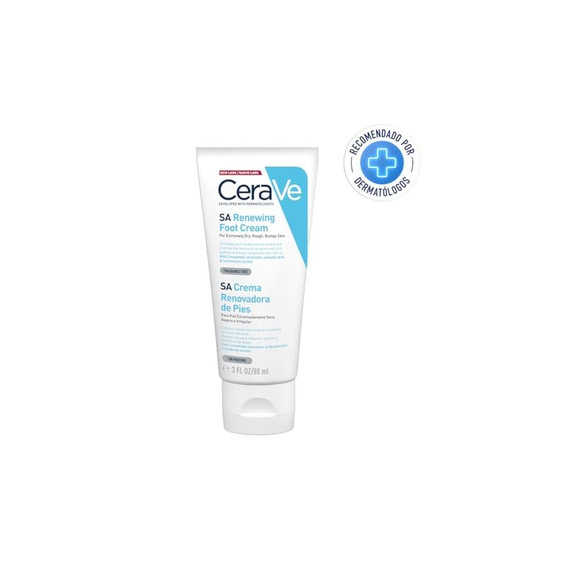 CeraVe Crema Renovadora de Pies | 88 ml| Crema hidratante