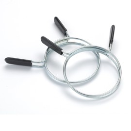 WoodRiver Double-Loop 4" EZ-Squeeze Hose Clamps, 2-Piece