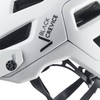 Black Crevice MTB Bicycle Helmet, White, M/L (58-61 cm)