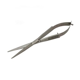 AIMALL quarium Grass Tank Trimming Shears - Black Stainless Steel Spring Shears for Aqua Plants and Fish Tank Landscaping, 6.1 inches