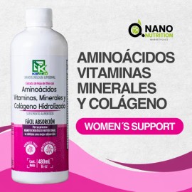 Suplemento Con Aminoacidos Vitaminas Colageno Nano Nutricion Naranja