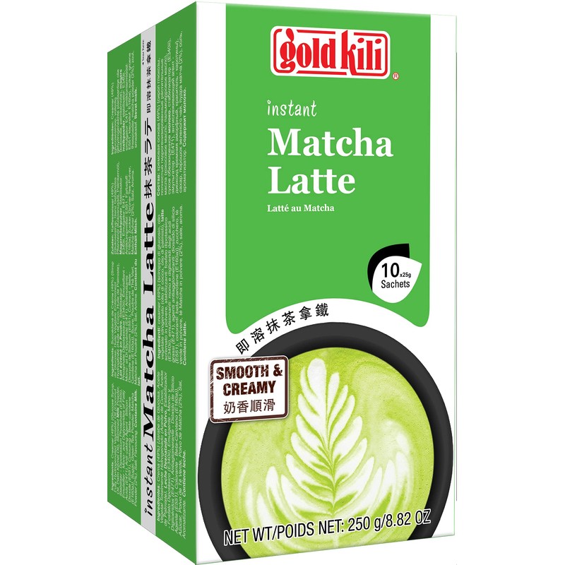 Gold Kili Instant Matcha Latte Té VerdeCafé Bebida caliente o