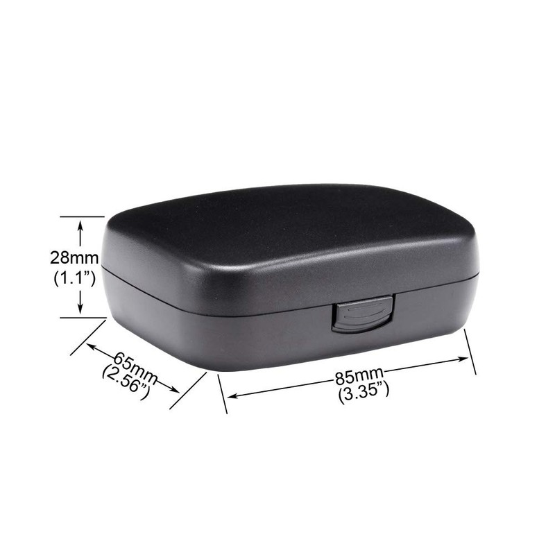 Hearing Aid Case Hard - Portable Protective Storage Case for