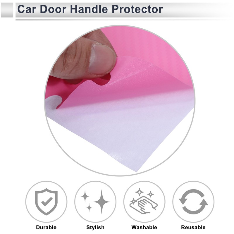 RATCHROLL 1 Set Universal Door Handle Sticker Anti-Scratches 83x90mm Auto