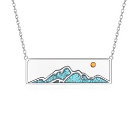 Zunxinsan Mustard Seed Necklace for Women 925 Sterling Silver Mustard Seed Jewelry Christian Jewelry Gifts for Women