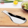 Kitchen Kemistry Premium Grade Stainless Steel Spoon Rest with Long