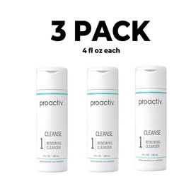 Proactiv Solution Renewing Cleanser, 3 PACK, Acne Treatment, 4 fl oz each