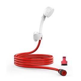 CAMPLUX Hand Held Showerhead with 5 FT Hose, Portable Spray Shower Head, High Pressure Shower Head with ON/Off Switch
