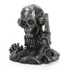 Veronese Design 6 1/8" Cyberpunk Robotic Octopus Resin Sculpture Pewter