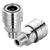 JOEJET 1/4" Pressure Washer Fittings-Stainless Steel Pressure Washer Adapter-1/4" Quick