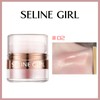 SELINE GIRL ボディハイライター 4色 微細パールパウダー 耐水耐汗 マルチユース スポンジ付属 顔・ボディ用 自然立体感