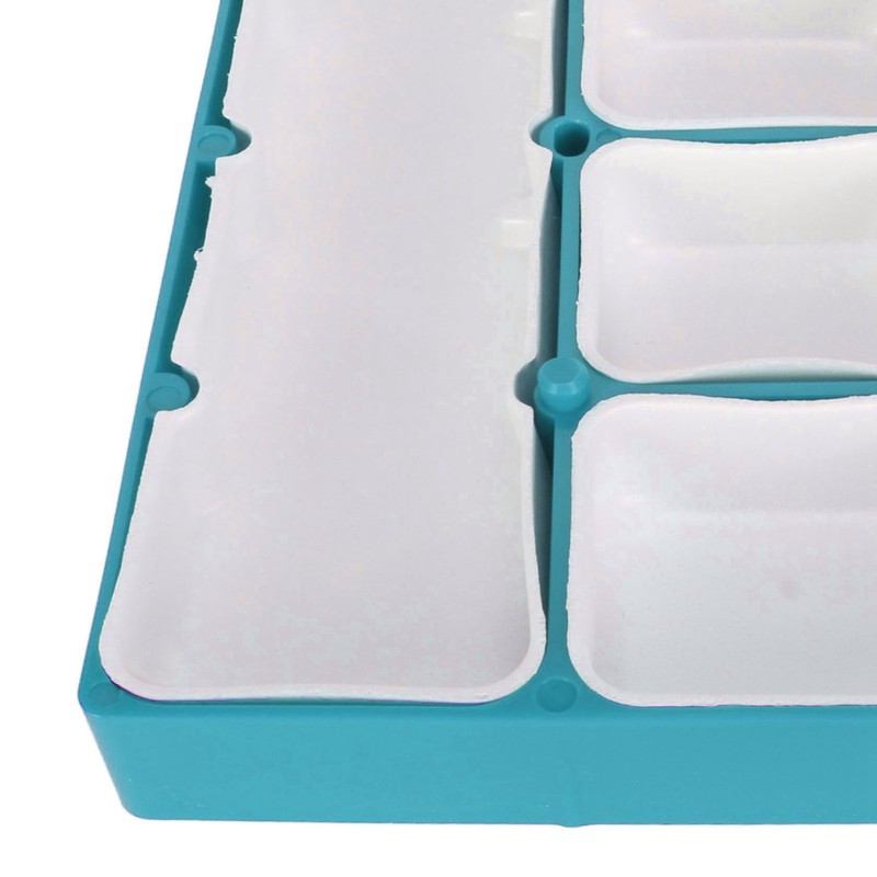Watch Parts Storage Box Stackable 5 Compartments Acrylic Rubber Watch