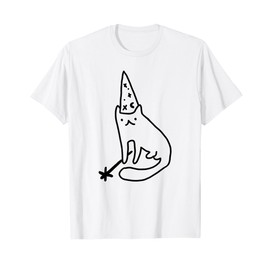 Wizard Cat Funny Meme Drawing T-Shirt for Men Women