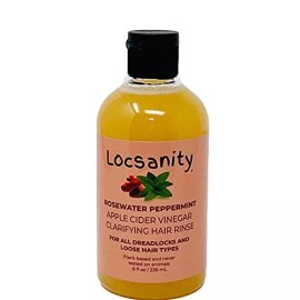 Loscanity Locsanity Rosewater Peppermint Apple Cider Vinegar Clarifying Hair Rinse 8oz
