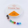Clear Stretch Elastic 0.8mm 8 metres Elastic Beaded String for