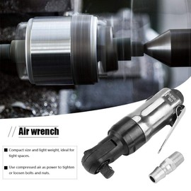 Akozon Air Ratchet Wrench, 1/4" Pneumatic Air Ratchet Wrench, Square Drive, Machine Manufacturing, Automotive Industry, Adjustable