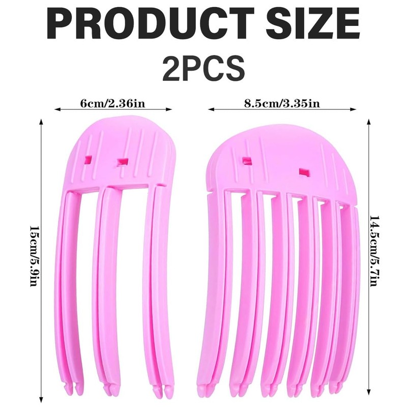 SGERUFZ Pack of 2 Volume Hair Clips, Volume Clip for