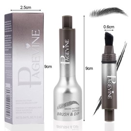 LOPHE 3D Eyebrow Pencil, Augenbrauenstift Wasserfest, Microblading Augenbrauenstift, Erzeugt Natürliche Augenbrauen, Quadrat#01