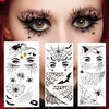 10 sheets spider web Bat spider Temporary tattoo Realistic decal