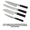 Babish 5-Piece Magnetic Forged Kitchen Knife Block Set – 1.4116