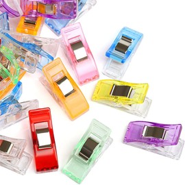 50pcs Multipurpose Sewing Clips for Quilting, Crafts, Paper Work and Hanging Little Things, Assorted Colors