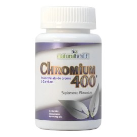 Chromium 400 Frasco 60 Capsulas De 400 Mg Cu Sin Sabor                                                                                                