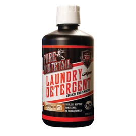 Pure Whitetail Scent Eliminator Laundry Detergent for Hunting Clothes – Scent Control Formula for Deer Hunting Clothes, HE Washer Safe, Non UV, Odor Neutralizing