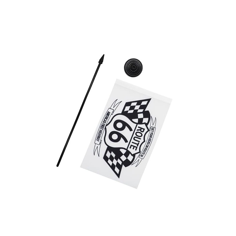 AZ FLAG Route 66 Black and White Table Flag 21