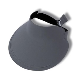 HOIROJEK Sun Hat for Women Men Sun Visors Cooling hat Packable Wide Brim Ponytail Hat for Golf Tennis Running Grey