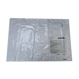 Starmix Clear Plastic Vacuum Filter Bags (10 pcs) - 6.6 Gallon/25L - Designed for use with Starmix Dustfixx AS 25 Pre-Separator, 468549