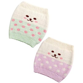 GJTr Belly Wrap, Body Warmer, Thermal, Cold Protection, Set of 2, For Children, Green, Purple