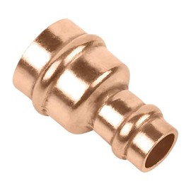 Bag of 5-15mm x 8mm Solder Ring Reducing Coupling (Known as 15mm to 8mm Reducer Also/Copper Fitting Reducer/reducing Coupling Also Available in 8mm, 10mm, 15mm, 22mm, 28mm and 35mm)