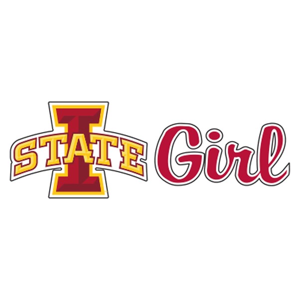 Craftique Iowa State Magnet (I-State Girl Magnet (8''), 8 in)