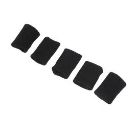 SAFIGLE 5pcs Elastic Fingerstalls for Basketball Slip Finger Guards Soft Design for Sports Use