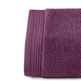 RIZO Top Towel - 1 Bath Towel - 100% Combed Cotton - 600 g/m² - Dimensions 70 x 140 cm - Aubergine
