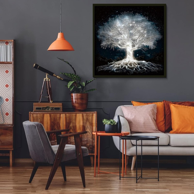 Glowing Tree of Life Puzzle for Adults 1000 Pieces, Fantasy