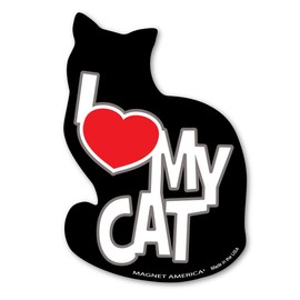 I Love My Cat Magnet
