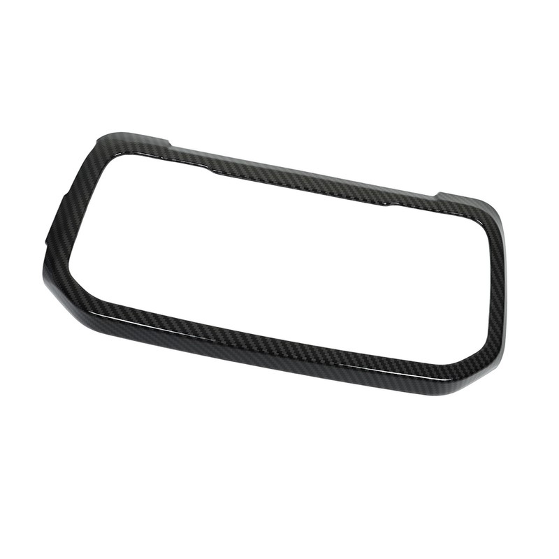 Dashboard Panel Decorative Trim Carbon Fiber Look Easy Clean Replacement