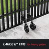 Heavy Duty Fence Gate Wheel - 8-inch Gate Wheels for