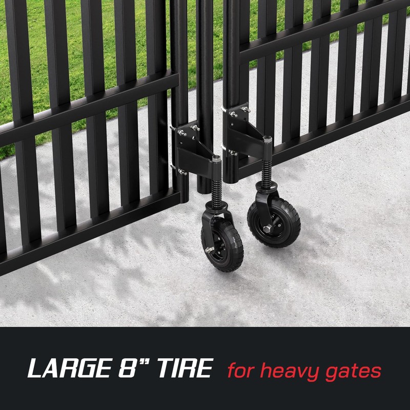 Heavy Duty Fence Gate Wheel - 8-inch Gate Wheels for