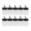 OPHIR 10x 22CC Dual Action Airbrush Plastic Bottle Jars Professional