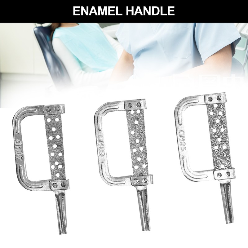 Dental Orthodontic Interproximal Grinding Enamel Reduction Handle Dental Tools